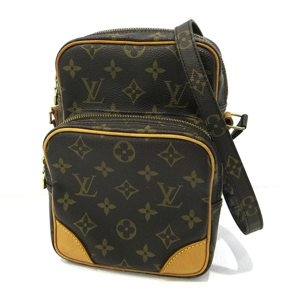 LOUIS VUITTON Monogram Amazon Shoulder Bag Brown
